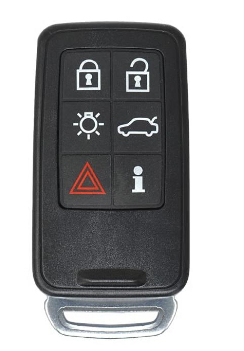 Volvo flat nøkkel med 6 knapper