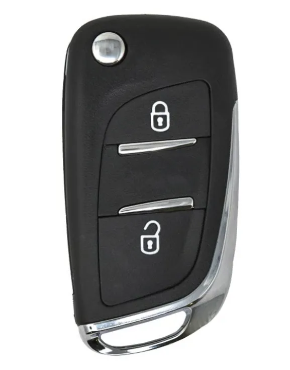 Peugeot / Citroen  2-knapper med batteriholder
