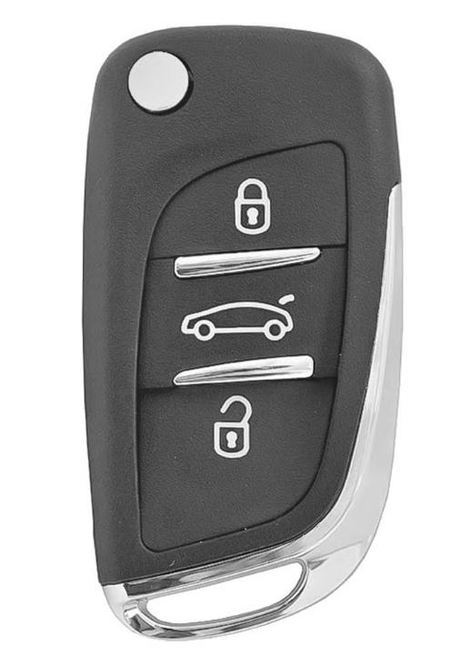 Peugeot / Citroen 3-knapper uten batteriholder