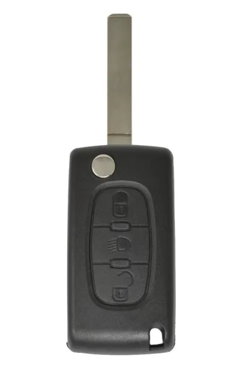Citroën / Peugeot 3-knapps med batteriholder