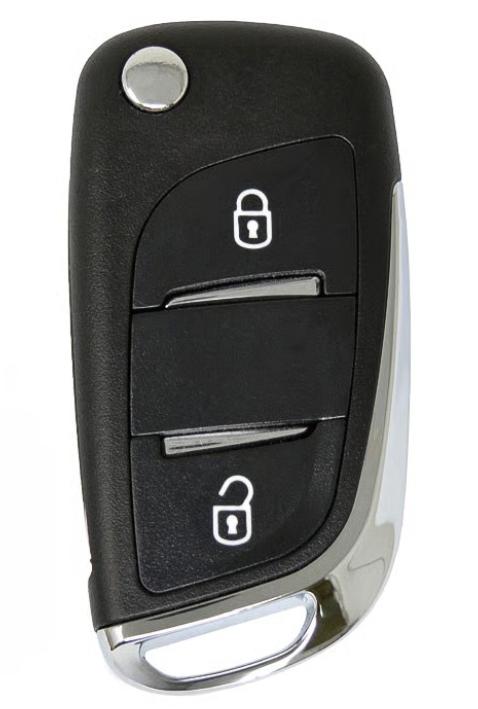 Peugeot / Citroën 2 knapper og uten batteriholder
