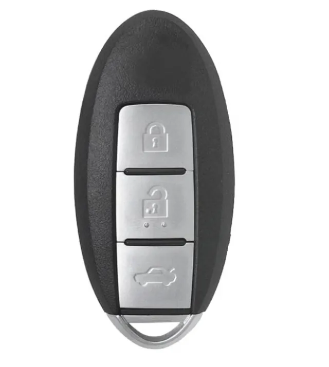 Nissan Nøkkelskall 3 knapper Midtbatteritype