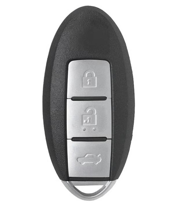 Nissan Nøkkelskall 3 knapper Midtbatteritype