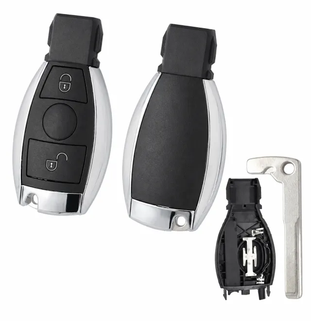 Mercedes 2 knapper 1 batteri