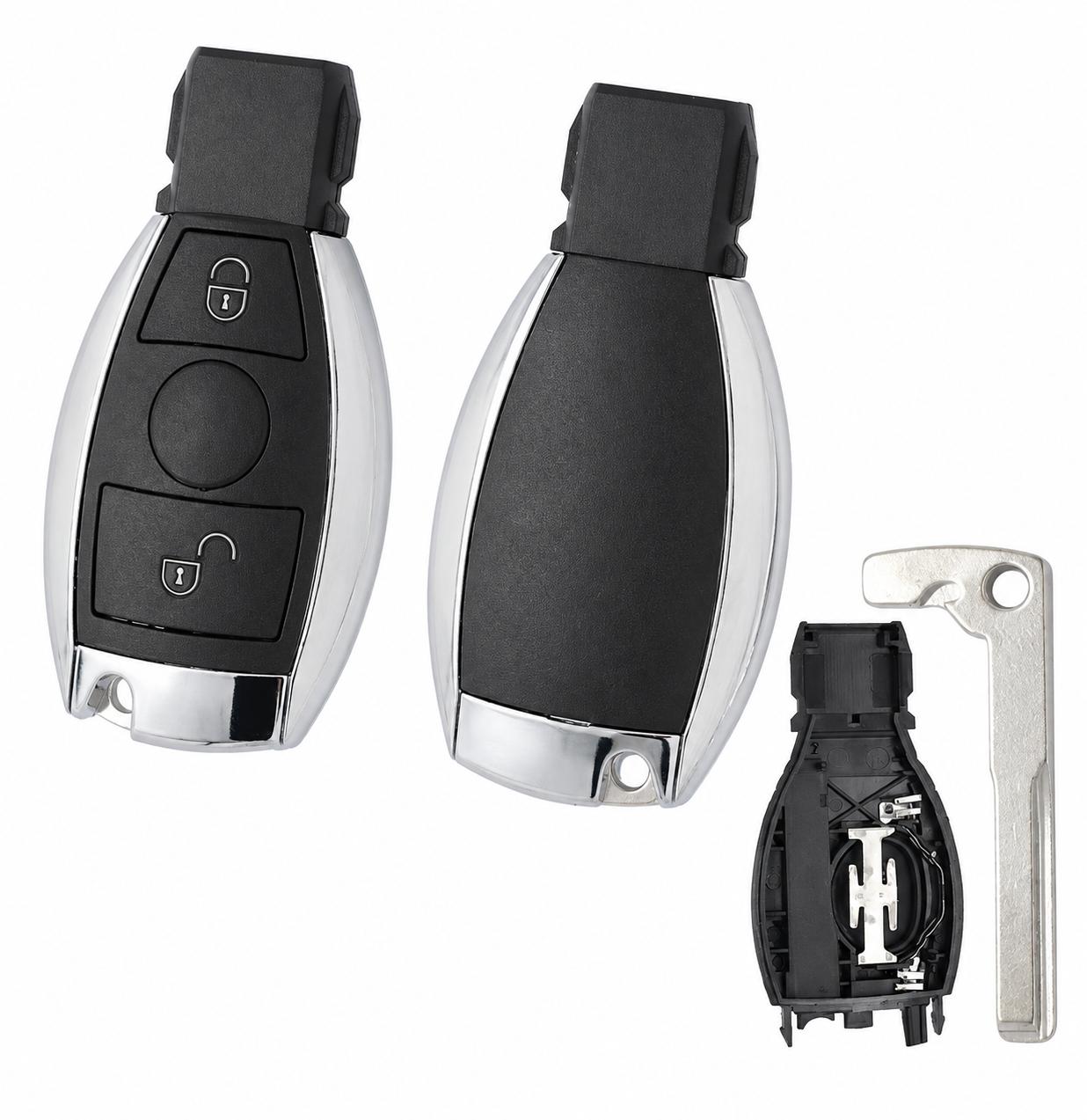 Mercedes 2 knapper 1 batteri