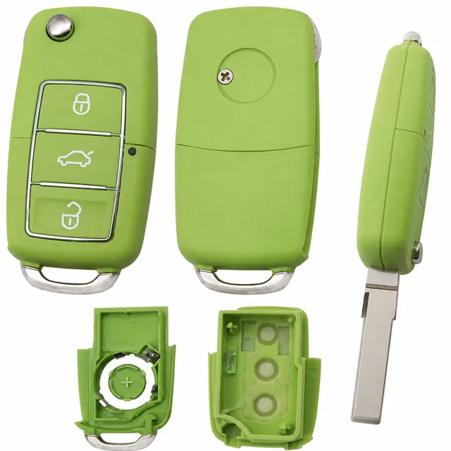 Volkswagen / Skoda / Audi Grønn 3 knapper